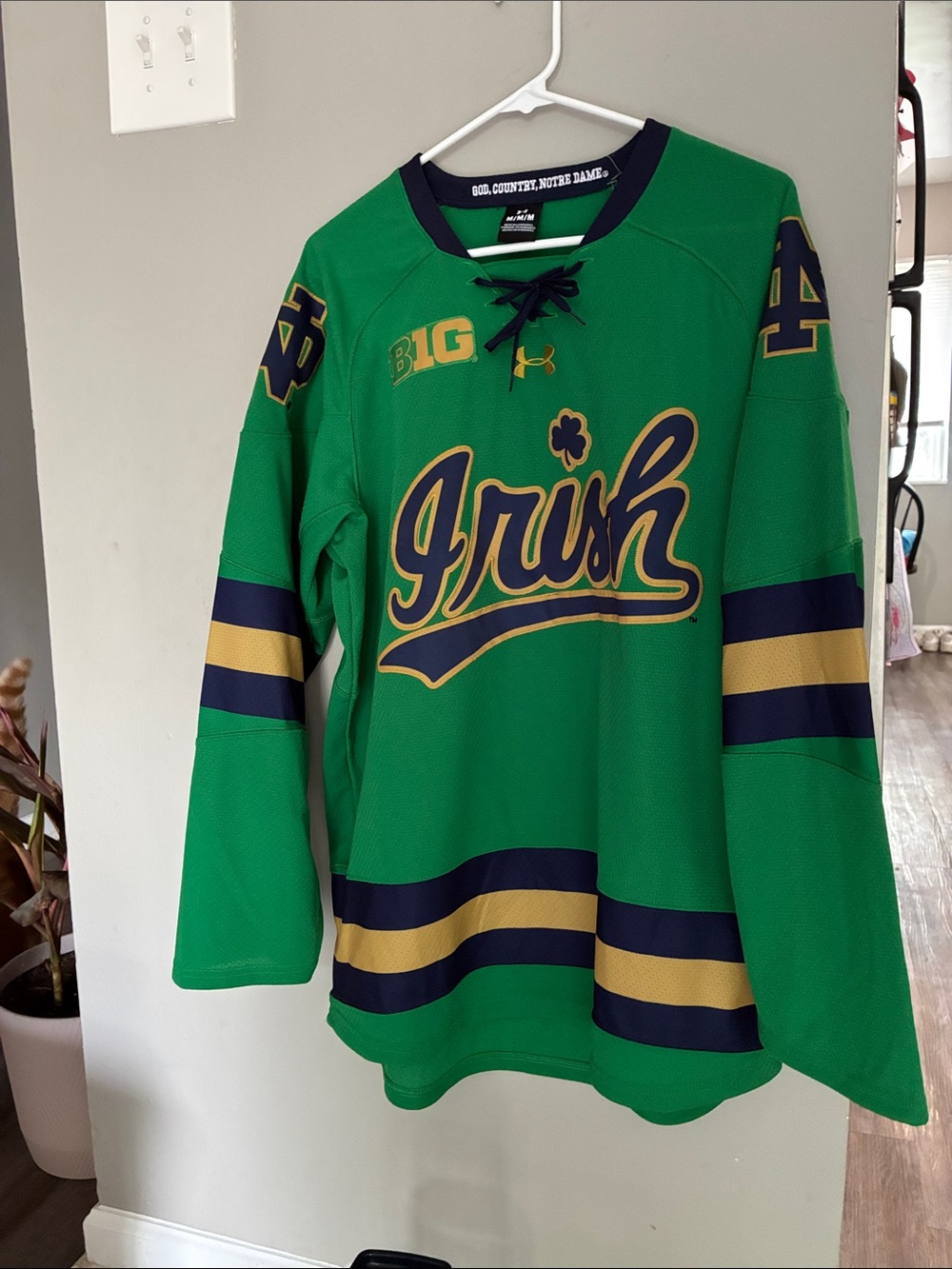 Under Armour Notre Dame 'Irish' Hockey Jersey
